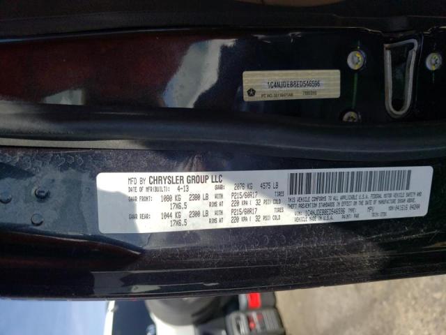 Photo 10 from auction – 2014 JEEP COMPASS LA with VIN 1C4NJDEB8ED546596