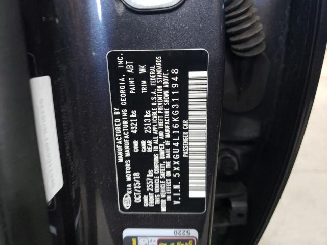 Photo 10 from auction – 2019 KIA OPTIMA EX with VIN 5XXGU4L16KG311948