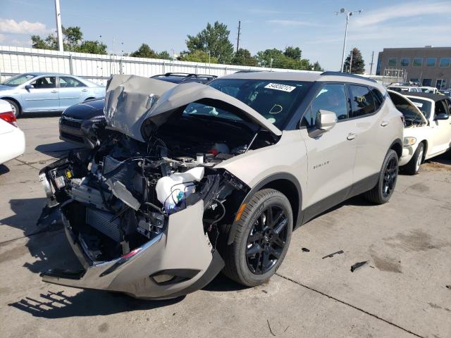 Photo 2 from auction – 2021 CHEVROLET BLAZER 2LT with VIN 3GNKBHR44MS547723