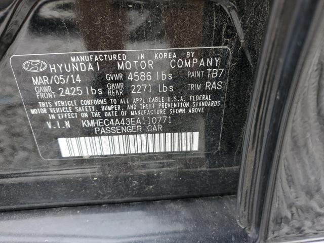 Photo 10 from auction – 2014 HYUNDAI SONATA HYB with VIN KMHEC4A43EA110771