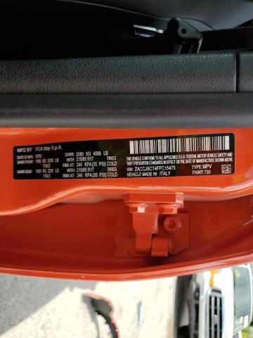 Photo 10 from auction – 2015 JEEP RENEGADE T with VIN ZACCJBCT4FPC15475
