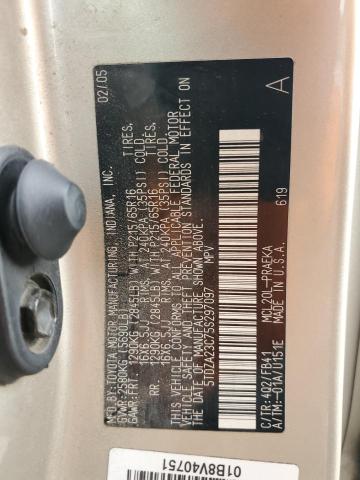 Photo 10 from auction – 2005 TOYOTA SIENNA CE with VIN 5TDZA23C75S297097