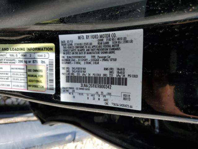 Photo 10 from auction – 2014 LINCOLN MKZ with VIN 3LN6L2G9XER800342