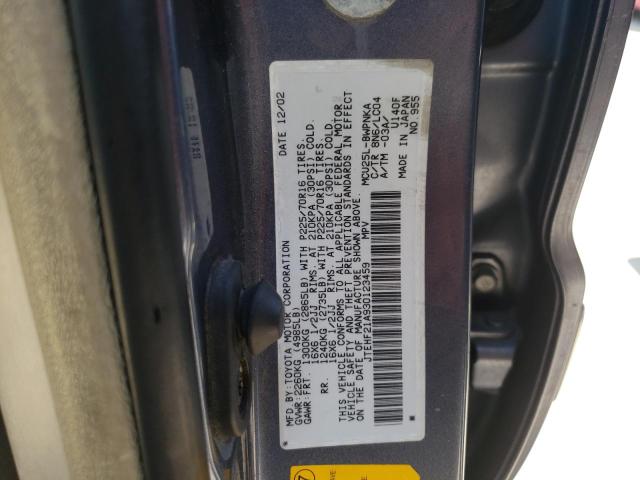 Photo 10 from auction – 2003 TOYOTA HIGHLANDER with VIN JTEHF21A930123459