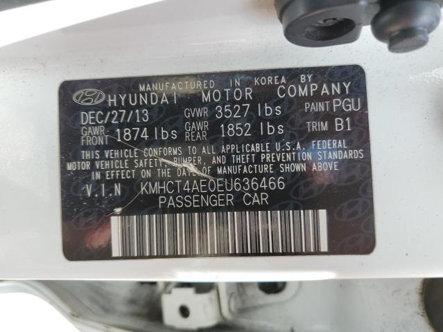 Photo 10 from auction – 2014 HYUNDAI ACCENT GLS with VIN KMHCT4AE0EU636466