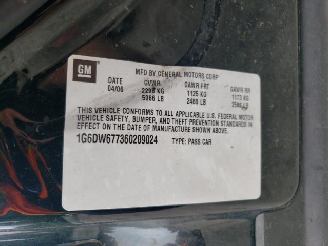 Photo 10 from auction – 2006 CADILLAC STS with VIN 1G6DW677360209024