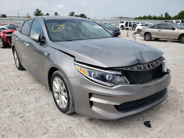 KIA OPTIMA EX 2016 with VIN 5XXGU4L38GG105040 - Photo from auction