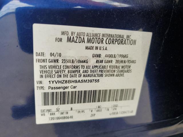 Photo 10 from auction – 2010 MAZDA 6 I with VIN 1YVHZ8BH9A5M39755