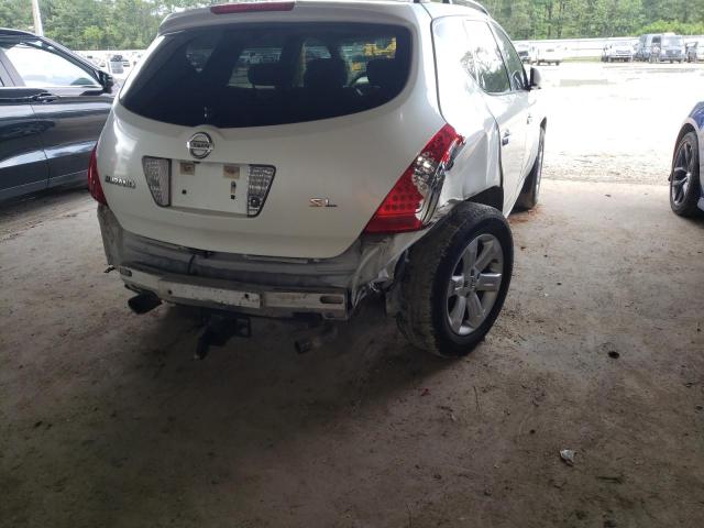 Photo 9 from auction – 2007 NISSAN MURANO SL with VIN JN8AZ08T57W526077