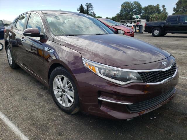KIA OPTIMA LX 2016 with VIN 5XXGT4L35GG093917 - Photo from auction