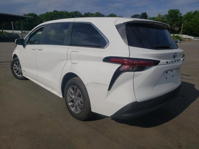 Photo 3 from auction – 2021 TOYOTA SIENNA LE with VIN 5TDKRKEC6MS065872