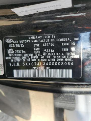 Photo 10 from auction – 2016 KIA OPTIMA LX with VIN 5XXGT4L34GG008064