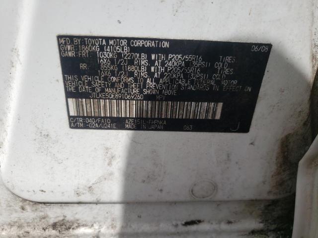 Photo 10 from auction – 2009 TOYOTA SCION with VIN JTLKE50E891069260
