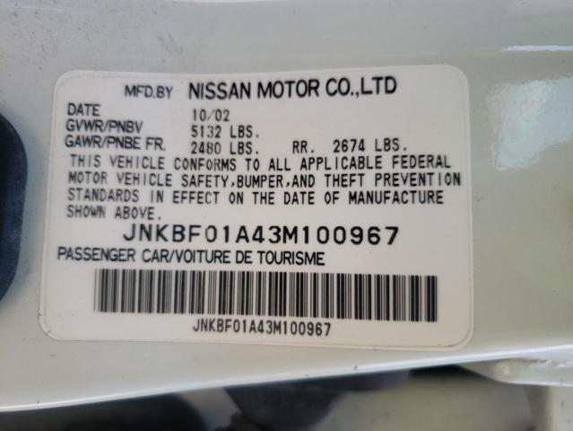 Photo 10 from auction – 2003 INFINITI Q45 with VIN JNKBF01A43M100967