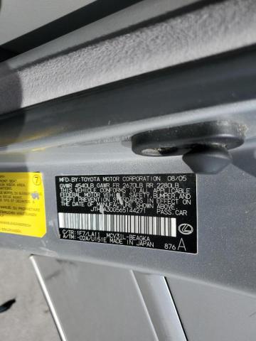 Photo 10 from auction – 2006 LEXUS ES 330 with VIN JTHBA30G565144271