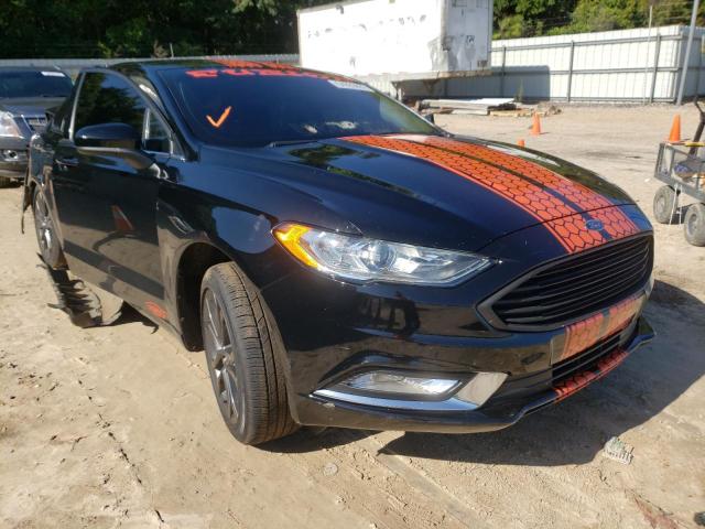 FORD FUSION SE 2018 with VIN 3FA6P0HD5JR261886 - Photo from auction