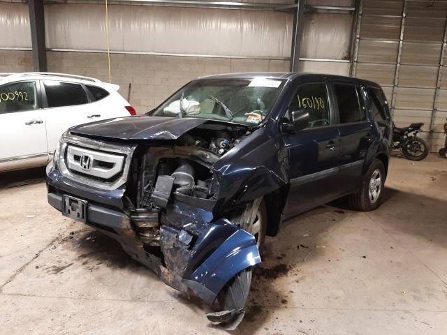 Photo 2 from auction – 2011 HONDA PILOT LX with VIN 5FNYF4H23BB082258