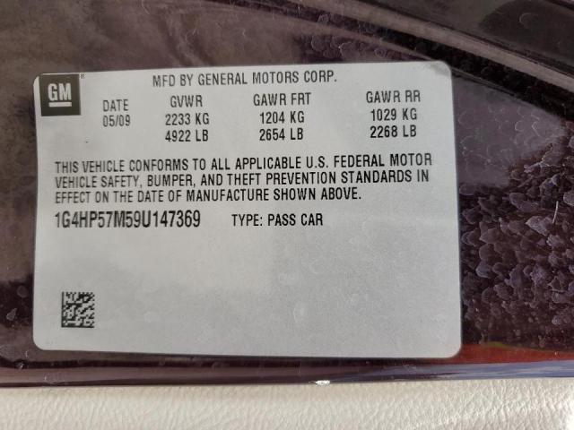 Photo 10 from auction – 2009 BUICK LUCERNE CX with VIN 1G4HP57M59U147369