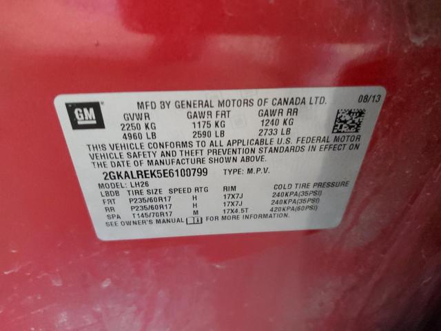 Photo 10 from auction – 2014 GMC TERRAIN SL with VIN 2GKALREK5E6100799