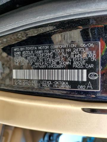 Photo 10 from auction – 2006 LEXUS SC 430 with VIN JTHFN48Y169008897