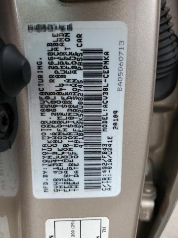Photo 10 from auction – 2002 TOYOTA CAMRY LE with VIN 4T1BE32K52U082745