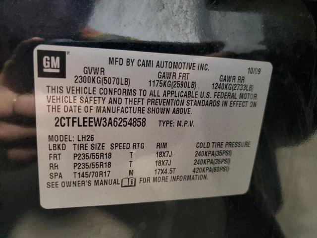 Photo 10 from auction – 2010 GMC TERRAIN SL with VIN 2CTFLEEW3A6254858