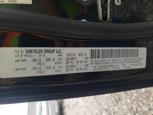Photo 10 from auction – 2015 JEEP COMPASS LA with VIN 1C4NJDEB2FD168552