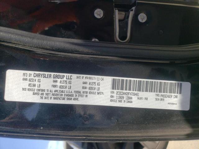 Photo 10 from auction – 2015 DODGE CHARGER SX with VIN 2C3CDXHG9FH726461