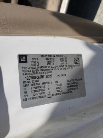 Photo 10 from auction – 2013 CHEVROLET EXPRESS G2 with VIN 1GCWGFCA2D1117320