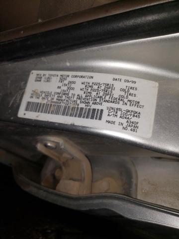 Photo 10 from auction – 2000 TOYOTA 4RUNNER SR with VIN JT3HN86R7Y0271078