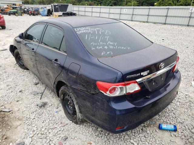 Photo 3 from auction – 2013 TOYOTA COROLLA BA with VIN 2T1BU4EE1DC949612