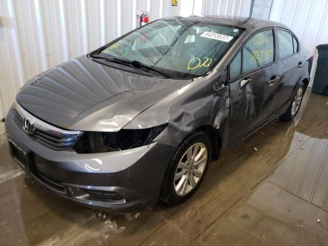 Photo 2 from auction – 2012 HONDA CIVIC EX with VIN 19XFB2F89CE016383