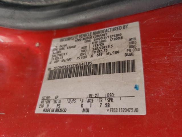 Photo 10 from auction – 2000 FORD F650 SUPER with VIN 3FDNF65Y6YMA43185