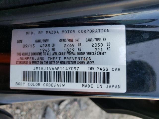 Photo 10 from auction – 2014 MAZDA 6 TOURING with VIN JM1GJ1V66E1147097