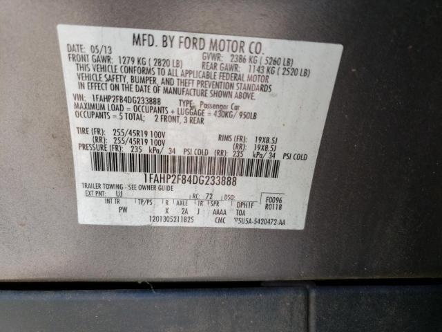 Photo 10 from auction – 2013 FORD TAURUS LIM with VIN 1FAHP2F84DG233888