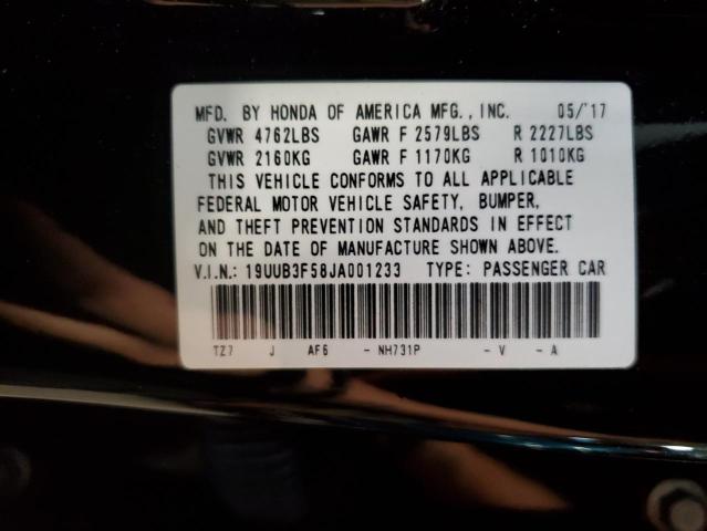 Photo 10 from auction – 2018 ACURA TLX TECH with VIN 19UUB3F58JA001233