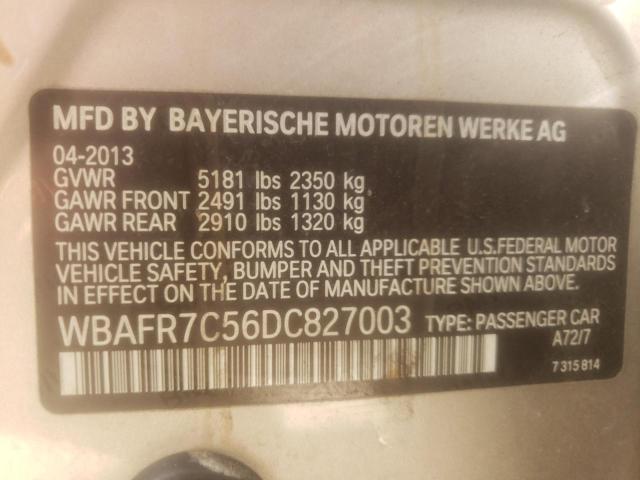 Photo 10 from auction – 2013 BMW 535 I with VIN WBAFR7C56DC827003