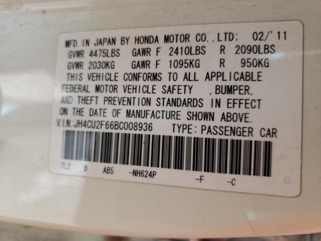 Photo 10 from auction – 2011 ACURA TSX with VIN JH4CU2F66BC008936