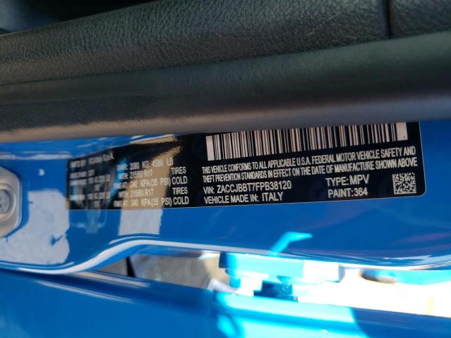Photo 10 from auction – 2015 JEEP RENEGADE L with VIN ZACCJBBT7FPB38120