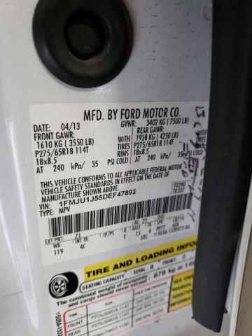 Photo 10 from auction – 2013 FORD EXPEDITION with VIN 1FMJU1J55DEF47892