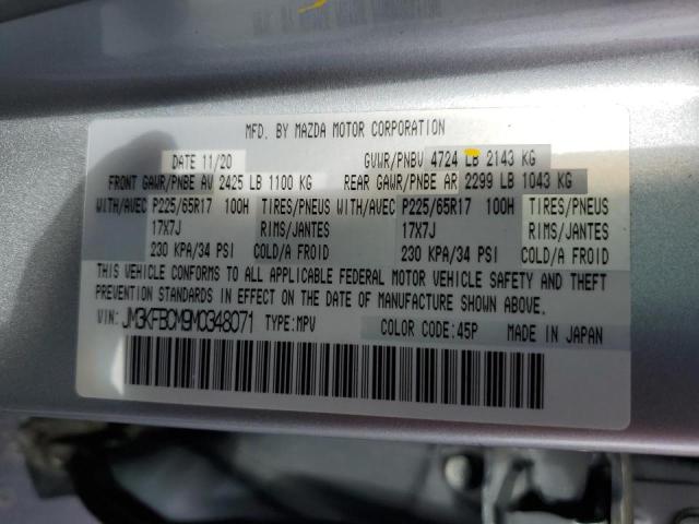 Photo 10 from auction – 2021 MAZDA CX-5 TOURI with VIN JM3KFBCM9M0348071