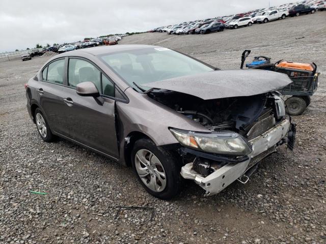Photo 1 from auction – 2013 HONDA CIVIC LX with VIN 19XFB2F51DE002484