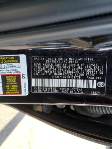 Zdjęcie 10 z aukcji – 2012 TOYOTA CAMRY BASE z VIN 4T1BF1FK7CU134776