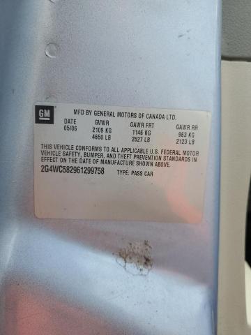 Photo 10 from auction – 2006 BUICK LACROSSE C with VIN 2G4WC582961299758