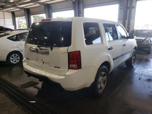Photo 4 from auction – 2011 HONDA PILOT LX with VIN 5FNYF4H25BB058513