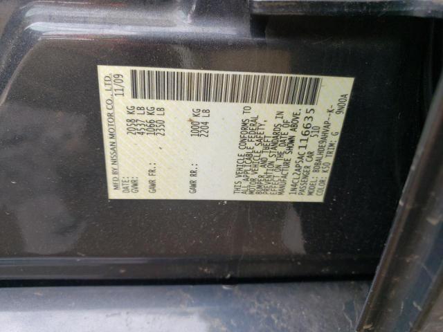 Photo 10 from auction – 2010 NISSAN ALTIMA HYB with VIN 1N4CL2AP5AC116635