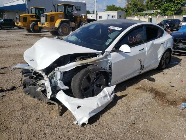 Photo 2 from auction – 2021 TESLA MODEL 3 with VIN 5YJ3E1EA5MF028387