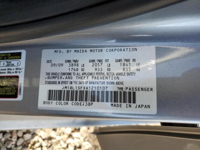 Photo 10 from auction – 2010 MAZDA 3 I with VIN JM1BL1SFXA1210107