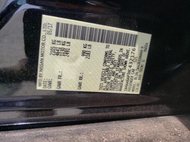 Photo 10 from auction – 2017 NISSAN MAXIMA 3.5 with VIN 1N4AA6AP3HC432176