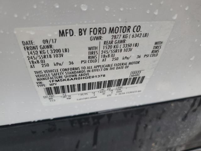 Photo 10 from auction – 2017 FORD EXPLORER P with VIN 1FM5K8AR0HGE01378